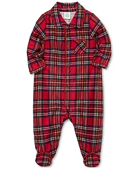 Little Me Baby Boys Plaid Footed Coverall
