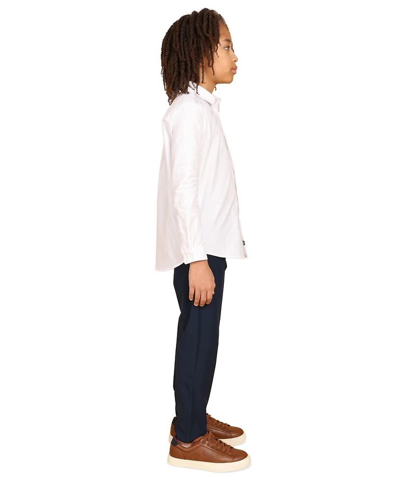 B By Brooks Brothers Big Boys Stretch Woven Pants