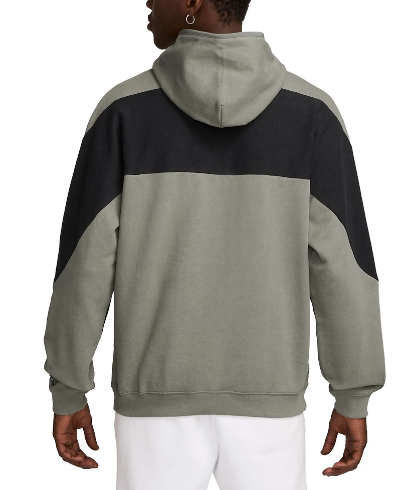 Nike Men's Air Fleece Roomy-Fit Logo-Print Hoodie