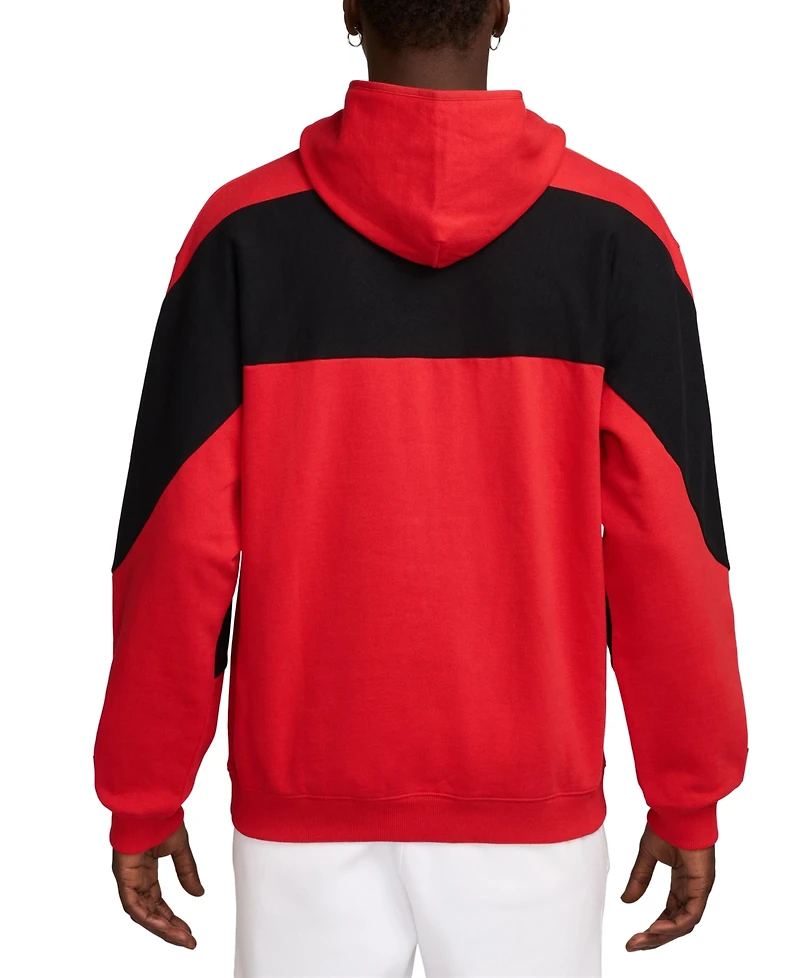 Nike Men's Air Fleece Roomy-Fit Logo-Print Hoodie