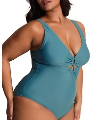 Adore Me Plus Elizabeth Swimwear Smoothing One Piece