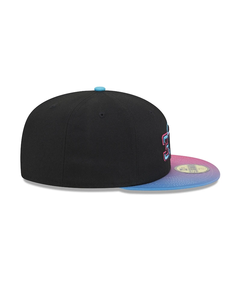 New Era Men's Black Miami Marlins 2025 City Connect 59FIFTY Hat