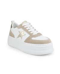 Grande White Black Snake Grey Pop Women's Sneaker by Vintage Havana