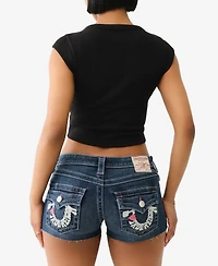 True Religion Women's Vintage Tr V Notch Rib Top
