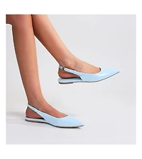 Caitriona Pointed Toe Slingback Flats