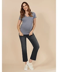 Women's Secret Fit Over the Belly Slim Straight Leg Jeans - Motherhood Maternity
