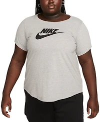Nike Plus Active Sportswear Essentials Short-Sleeve Logo T-Shirt