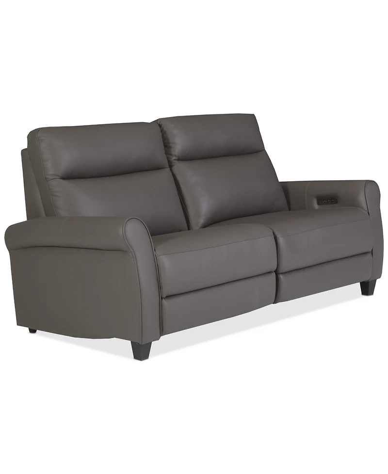 Thandler -Pc. Leather Sofa with Power Recliners