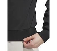 adidas Women's Faux-Pearl Logo Crewneck Sweatshirt