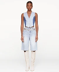 Avec Les Filles Women's Colorblocked Vest