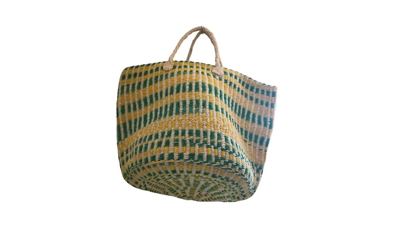 Citrus Large Handmade Sisal Sustainable Basket Tote