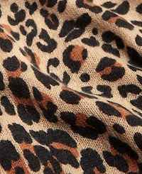Charter Club Women's 100% Cashmere Animal-Print Scarf, Exclusively at Macy's