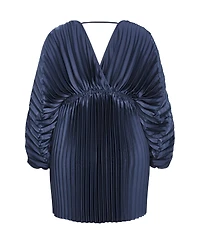 City Chic Plus Chloe Pleat Dress