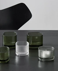 Orrefors Magica Super Circle Crystal Votive Holder, Small