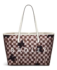 Radley London Southwell Gardens Check Large Open Top Tote Bag