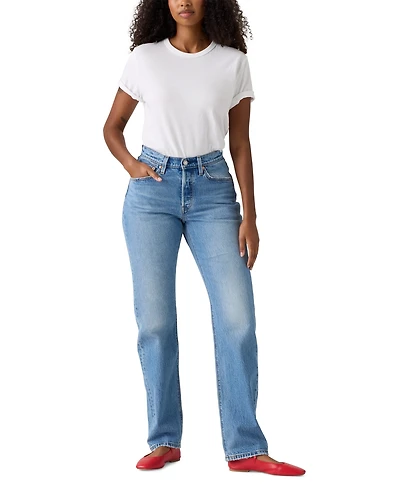 Levi's Women's 501 Curve High-Rise Straight-Leg Jeans