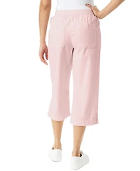 Gloria Vanderbilt Women's Blaine Pull-On Cotton Cropped Pants