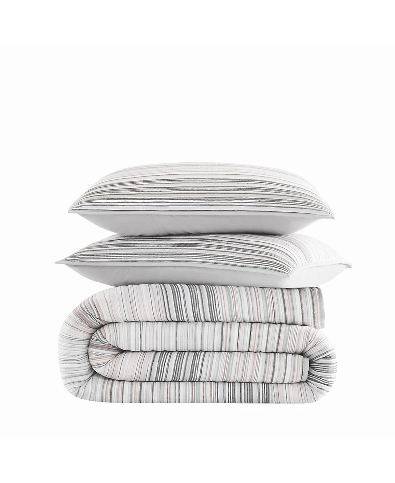 Oceanfront Resort Navarre Yarn Dye Stripe 3-Pc. Quilt Set, Full/Queen