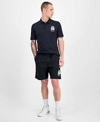 Hugo by Boss Men's Core Fanwear Relaxed Fit Short Sleeve Sponsor Logos Polo Shirt