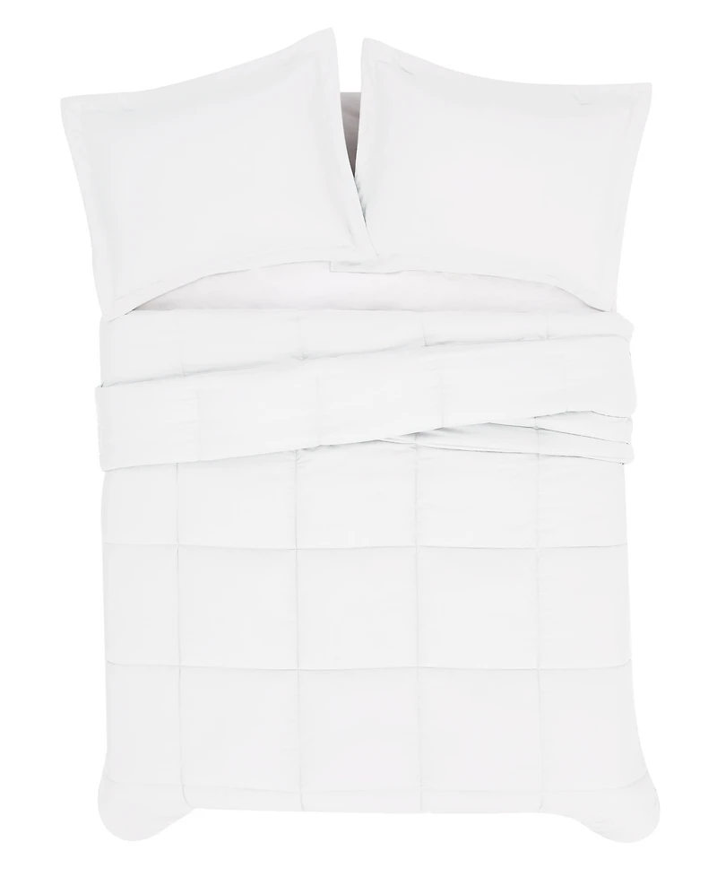 Truly Soft Garment Wash Solid 2-Pc. Comforter Set, Twin/Twin Xl