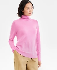 Charter Club Women's 100% Cashmere Turtleneck Sweater, Macy's Exclusive