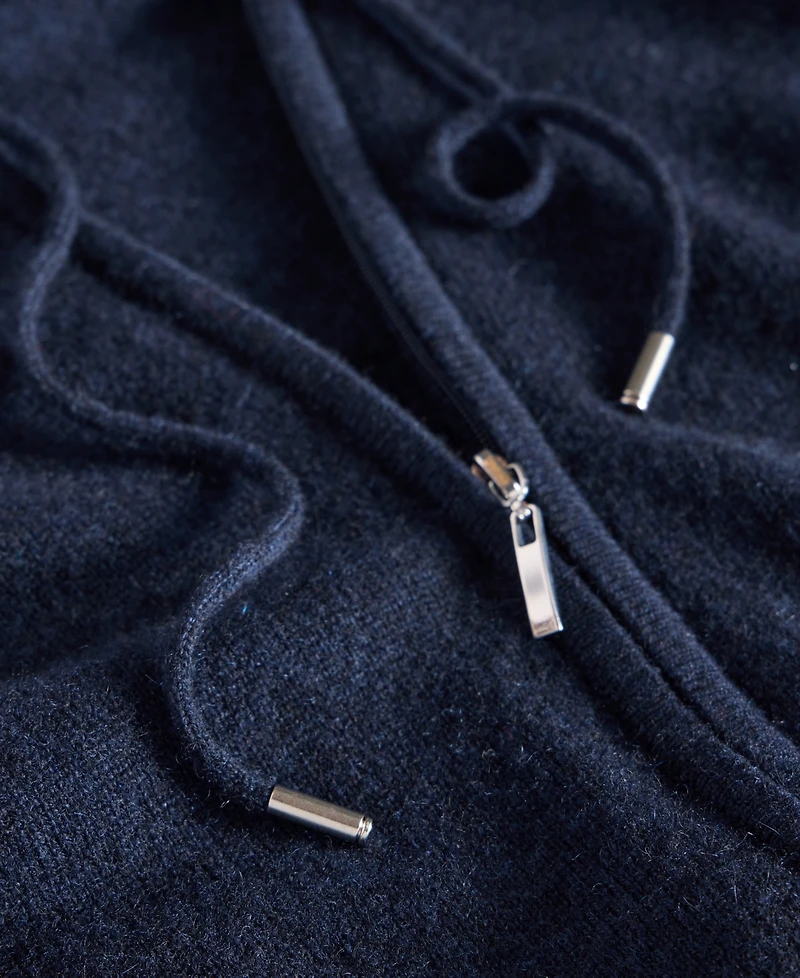 Charter Club Women's 100% Cashmere Zip Hoodie, Macy's Exclusive