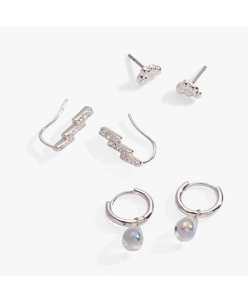 Daisy Earring Set of 3