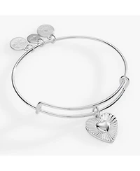 Heart Burst Bangle Bracelet