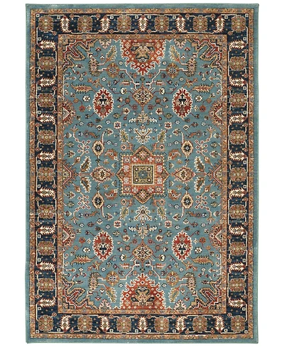Closeout! Karastan Spice Market Deir Aquamarine 5'3" x 7'10" Area Rug
