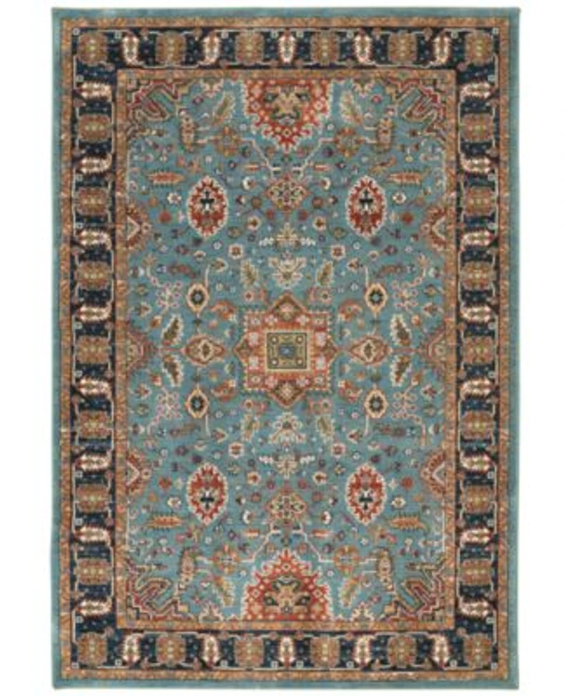Closeout Karastan Spice Market Deir Aquamarine Area Rugs
