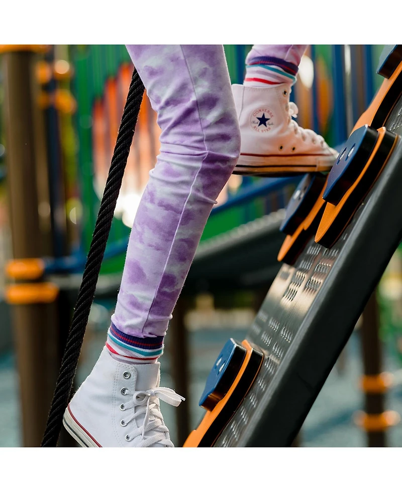 Mightly Kids Organic Cotton Crew Socks 5-pack