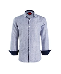 Elie Balleh Big Boys White Slim Fit Paisley Print Shirt