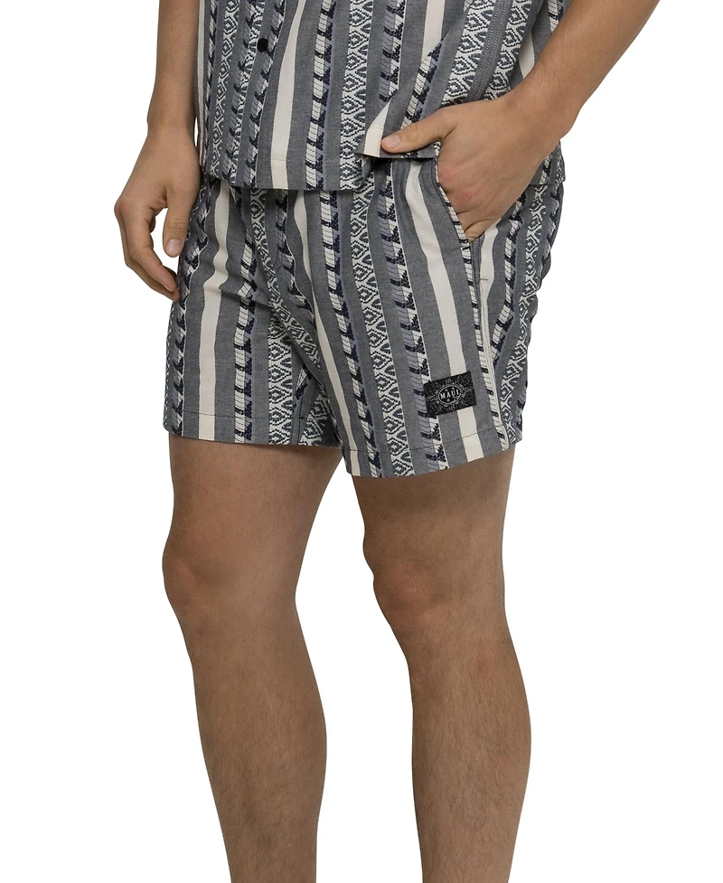 Maui and Sons Men's Dobby Fin Shorts