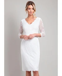 Alie Street London Women's Anya Lace Dress (Ivory)