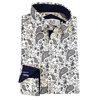 Elie Balleh Big Boys Paisley Slim Fit Shirt