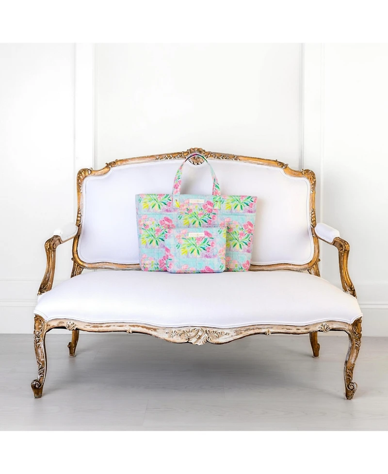 Evelyn & Kate Floral Quilted Pouch