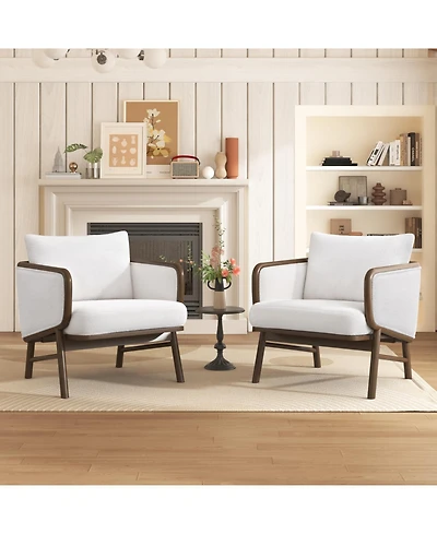 Streamdale Sherpa Accent Chairs (Set of 2)