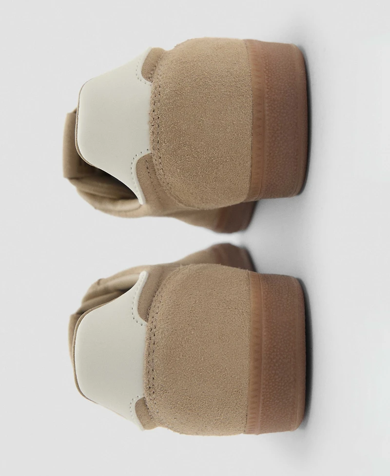 Mango Women's Suede Sneakers
