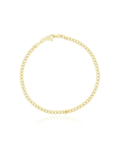 The Lovery Curb Chain Bracelet 2.5 millimeters 6.5 inches