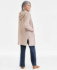 Charter Club Women's 100% Cashmere Open-Front Hoodie, Macy's Exclusive