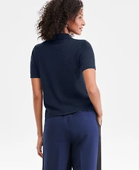 Charter Club Women's 100% Cashmere Short-Sleeve Polo Sweater, Macy's Exclusive