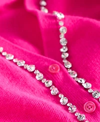 Charter Club Women's 100% Cashmere V-Neck Rhinestone Cardigan, Macy's Exclusive