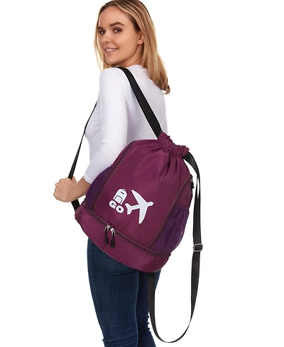 Perfect Personal Travel Go Bag- Purple