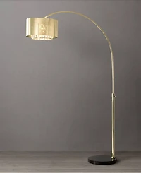 Nova of California 94" Metal Marilyn 1 Light Arc Floor Lamp