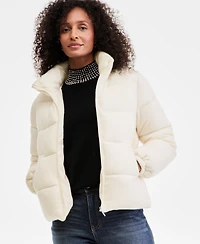 Charter Club Women's Cashmere Puffer Jacket, Macy's Exclusive