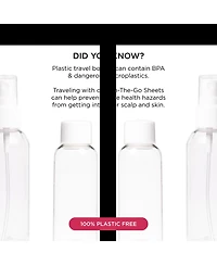 Mess Free Shampoo Sheets, Instantly Dissolves, 25 Washes