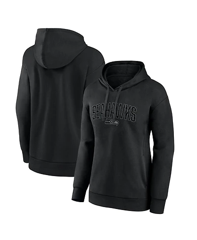 Fanatics Women's Seattle Seahawks Blackout Luxe Arch Pullover Sweatshirt