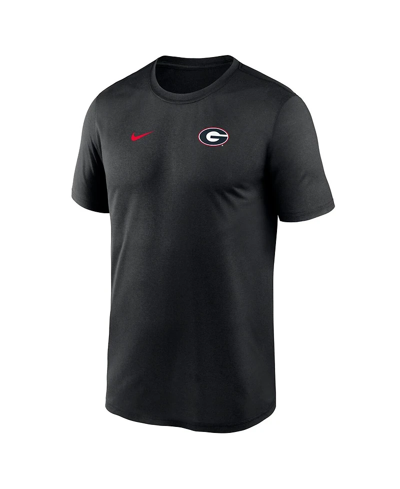 Nike Men's Georgia Bulldogs 2025 Sideline Small Logo Legend Performance T-Shirt