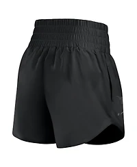 Nike Women's Black Texas Longhorns Performance One High-Rise Shorts