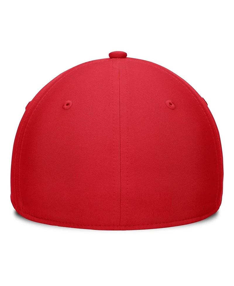 Fanatics Men's Gray/Red Calgary Flames Fundamental Top Shelf 2-Tone Flex Hat